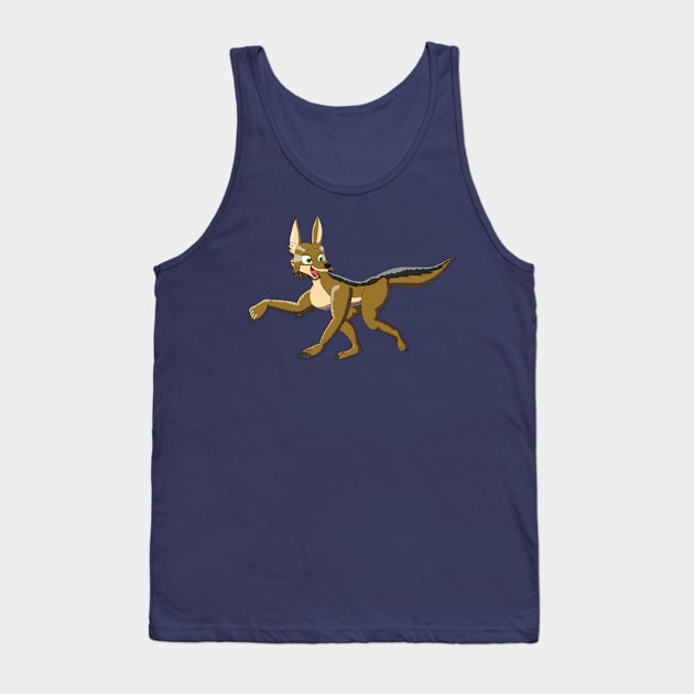 Roy the jackal Tank Top by Cyborg-Lucario